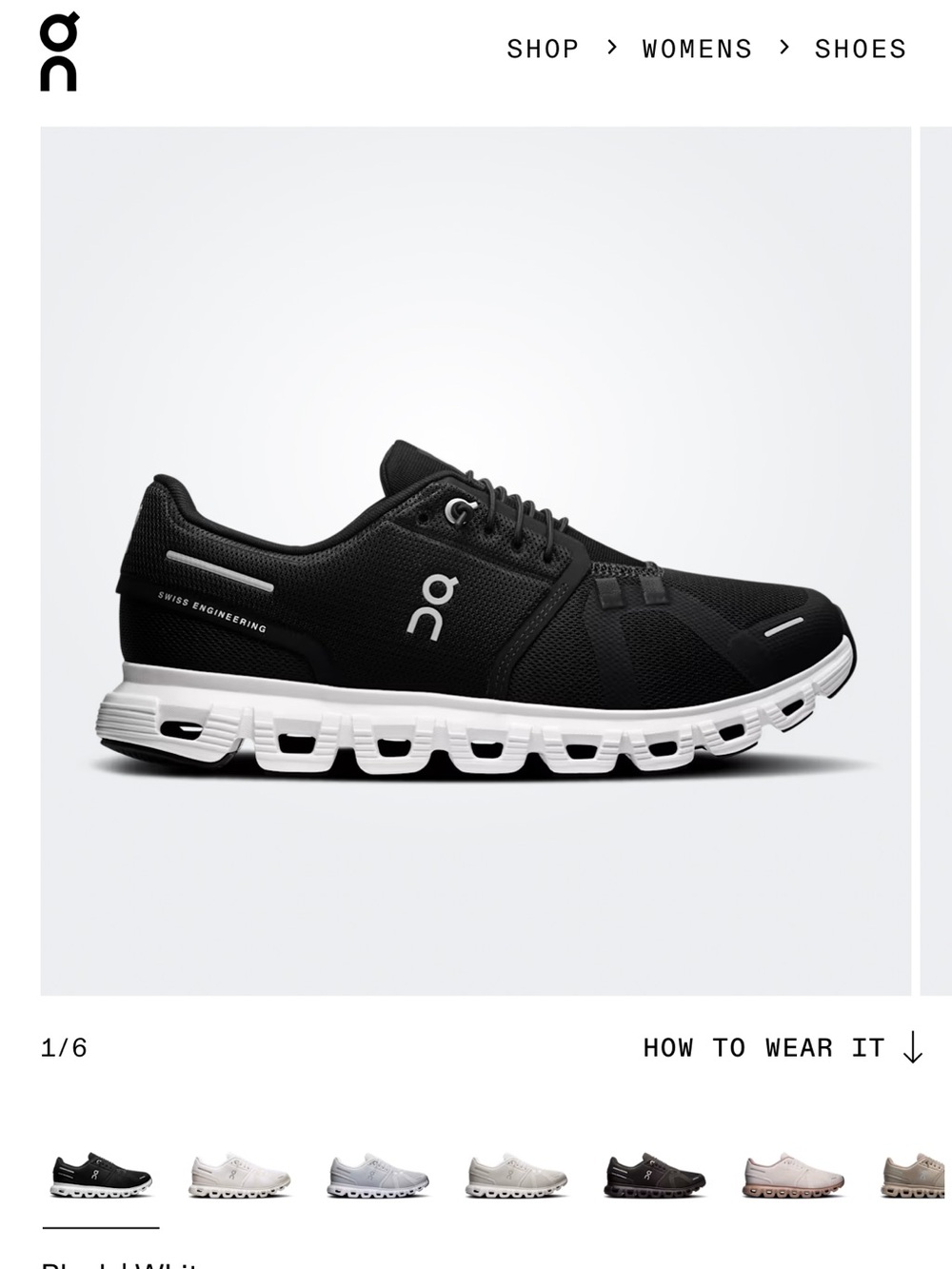 Women’s ON Cloud sz 10
